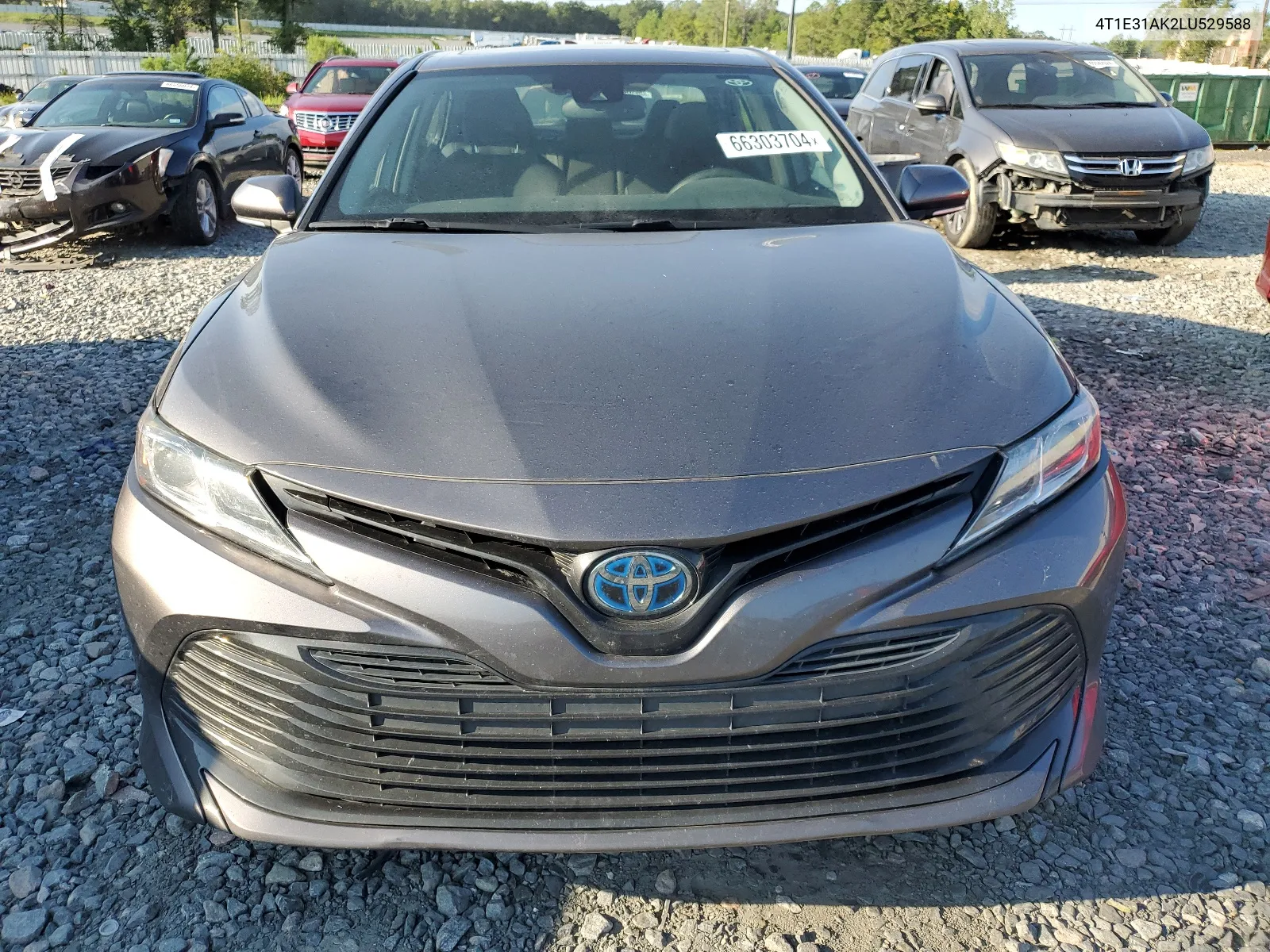 2020 Toyota Camry Le VIN: 4T1E31AK2LU529588 Lot: 66303704