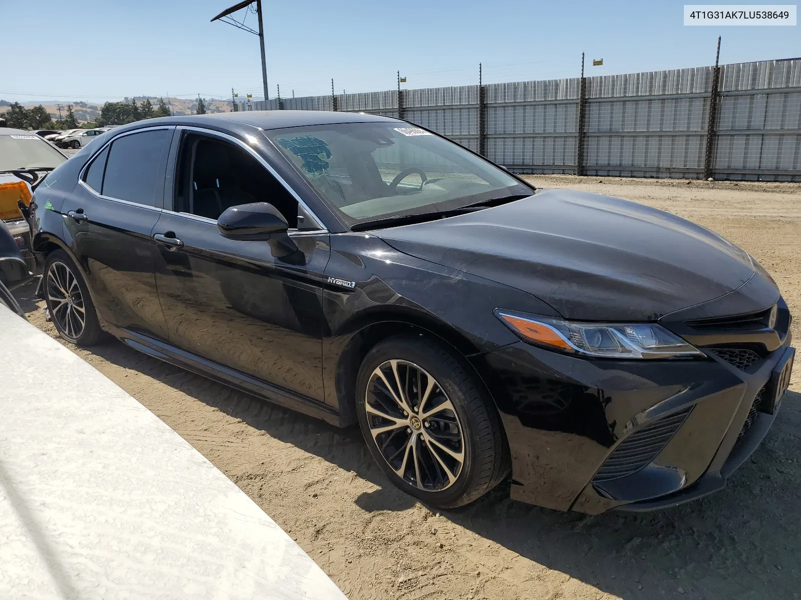 2020 Toyota Camry Se VIN: 4T1G31AK7LU538649 Lot: 66496684