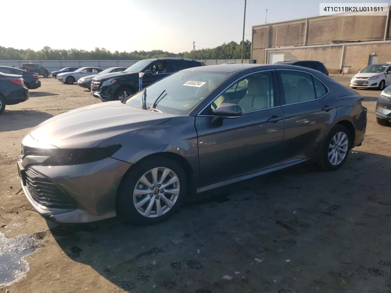 2020 Toyota Camry Le VIN: 4T1C11BK2LU011511 Lot: 66868294