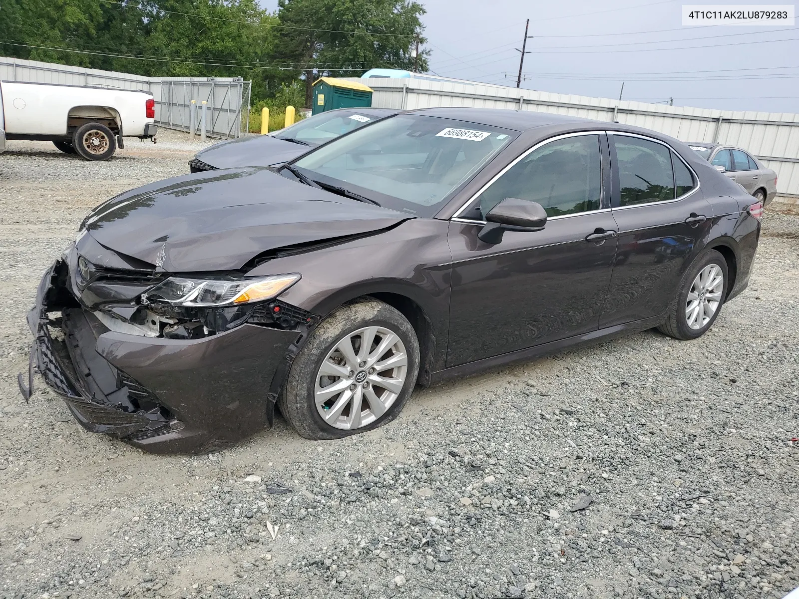 2020 Toyota Camry Le VIN: 4T1C11AK2LU879283 Lot: 66988154