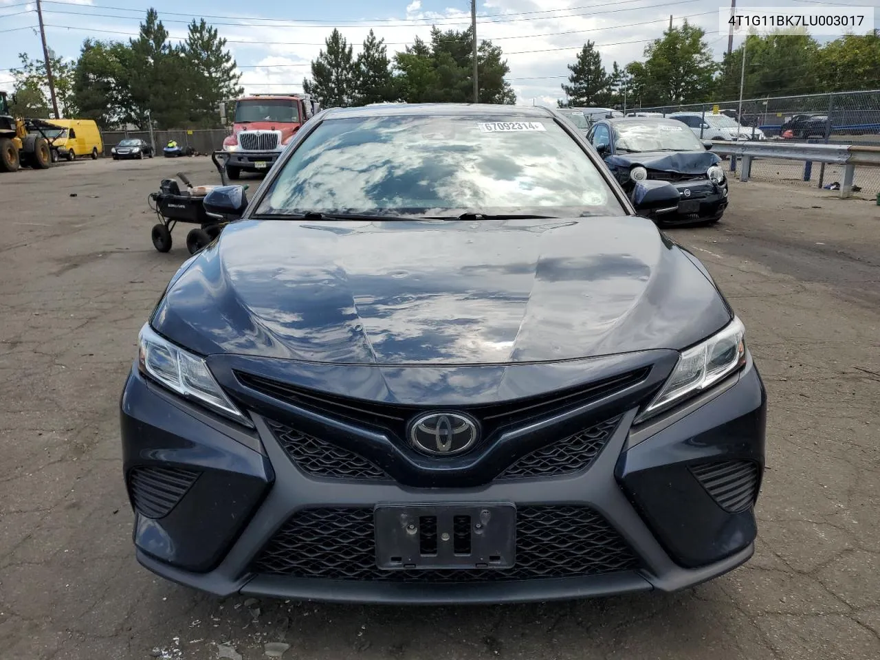 4T1G11BK7LU003017 2020 Toyota Camry Se