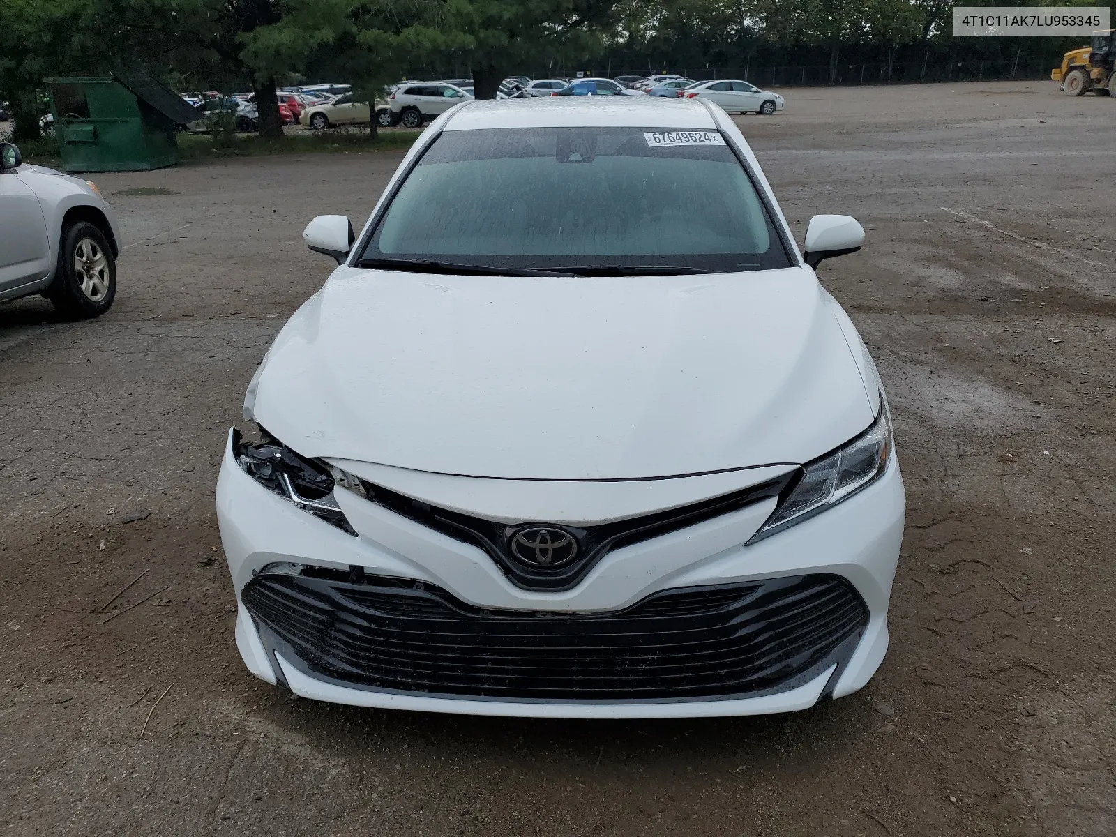 2020 Toyota Camry Le VIN: 4T1C11AK7LU953345 Lot: 67649624