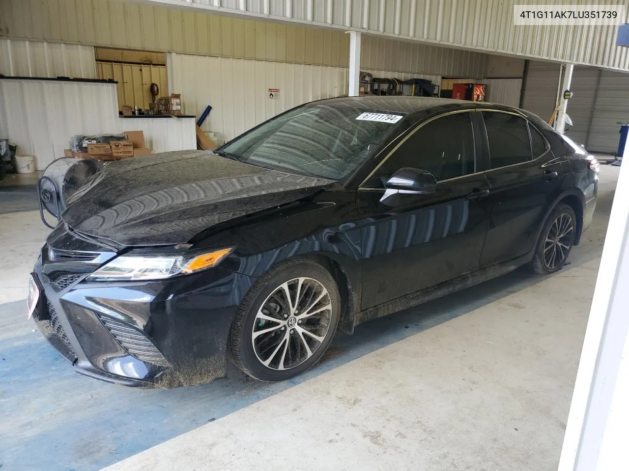 2020 Toyota Camry Se VIN: 4T1G11AK7LU351739 Lot: 67711794