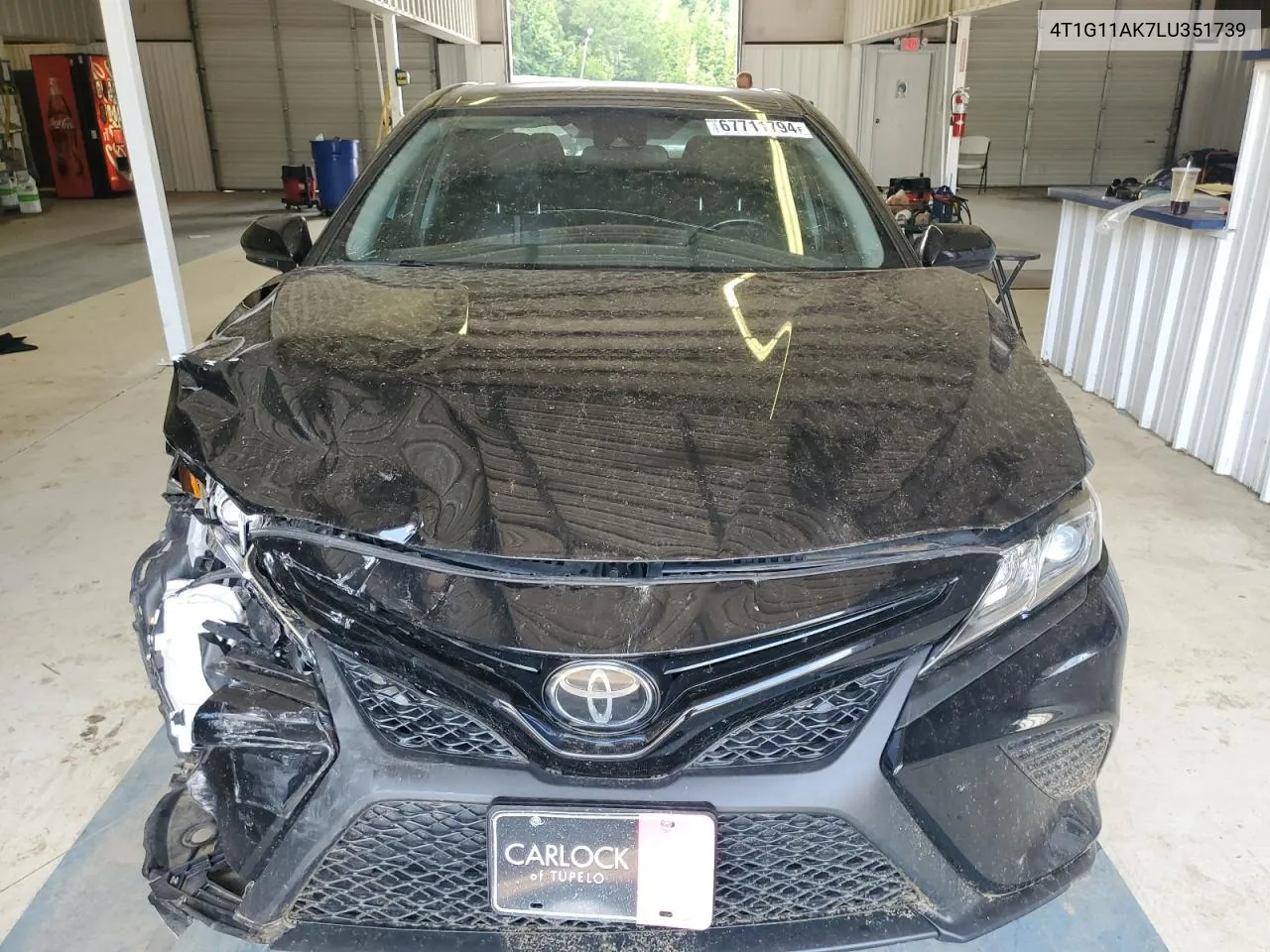 2020 Toyota Camry Se VIN: 4T1G11AK7LU351739 Lot: 67711794