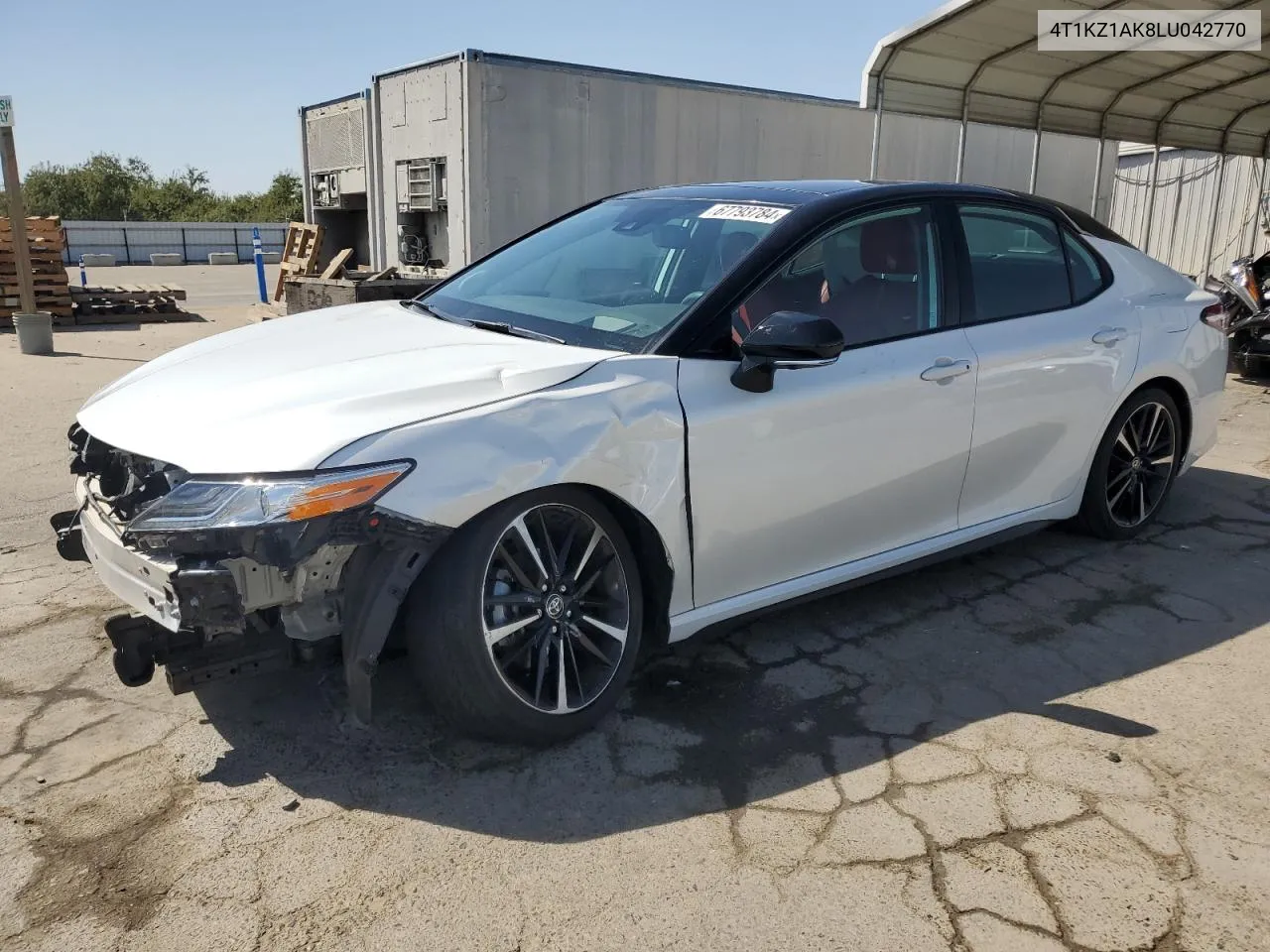 4T1KZ1AK8LU042770 2020 Toyota Camry Trd