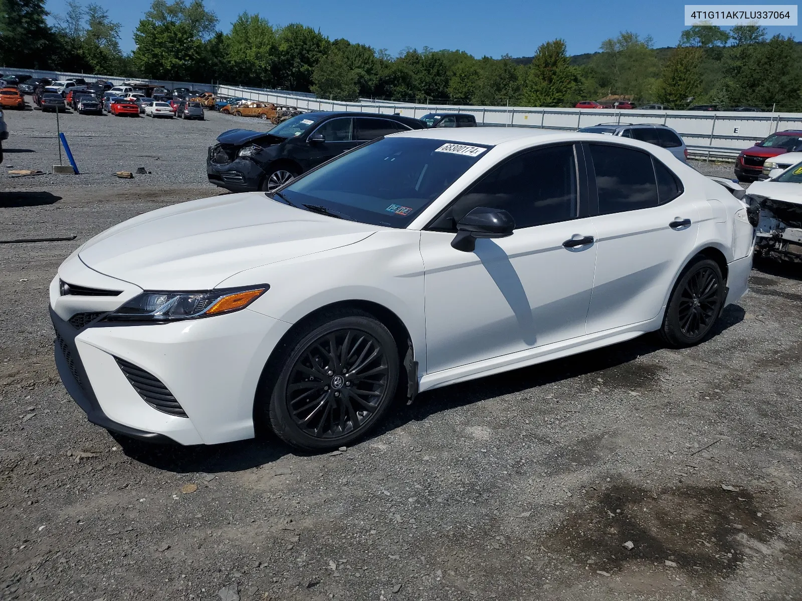 2020 Toyota Camry Se VIN: 4T1G11AK7LU337064 Lot: 68300174