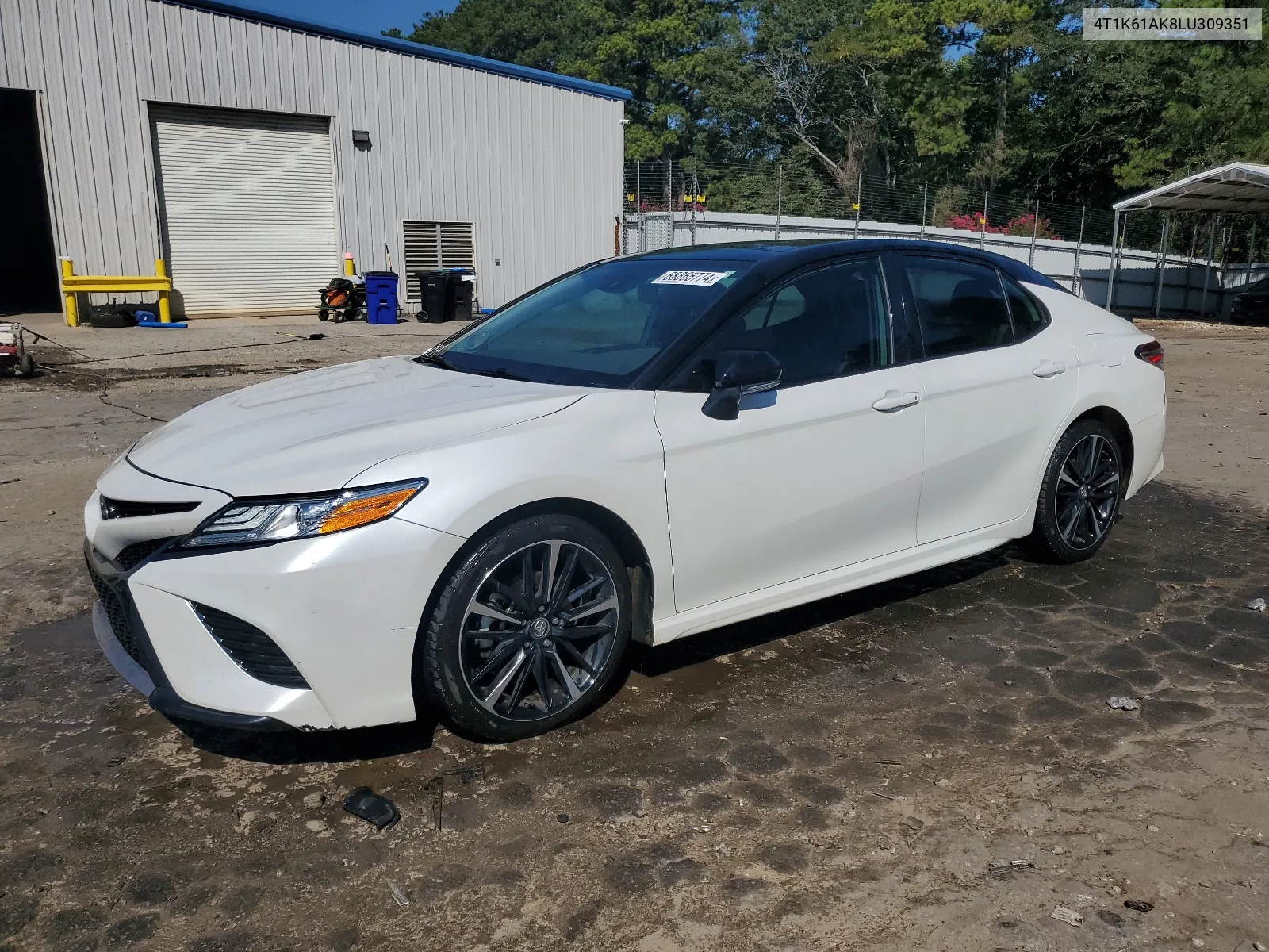 2020 Toyota Camry Xse VIN: 4T1K61AK8LU309351 Lot: 68865774