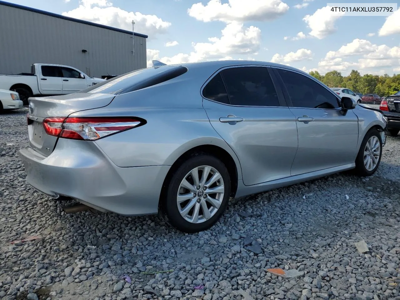 2020 Toyota Camry Le VIN: 4T1C11AKXLU357792 Lot: 68874774