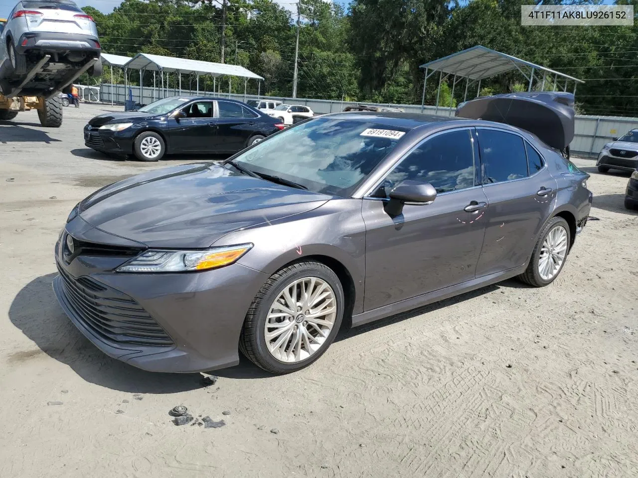 2020 Toyota Camry Xle VIN: 4T1F11AK8LU926152 Lot: 69191094