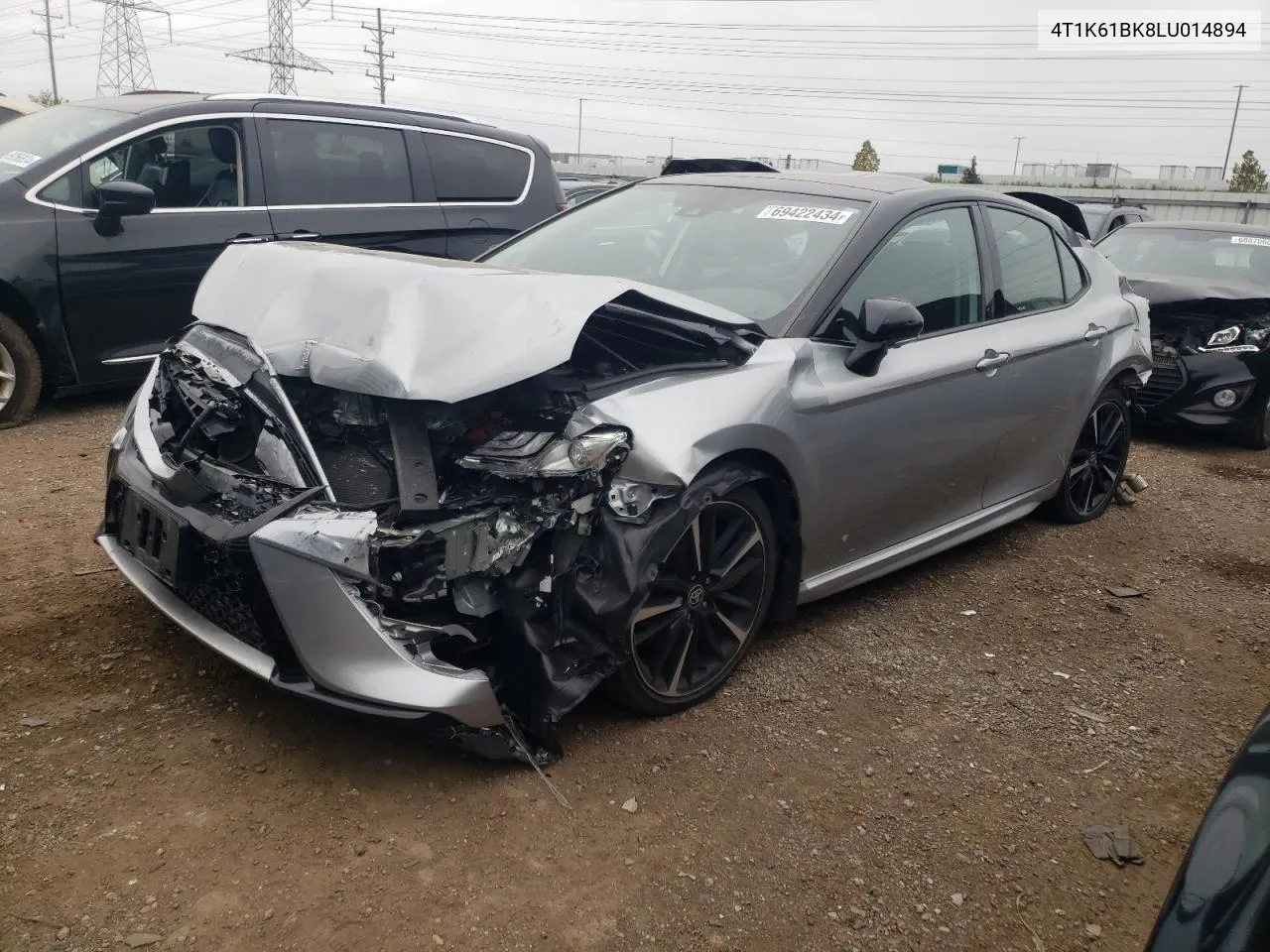 4T1K61BK8LU014894 2020 Toyota Camry Xse