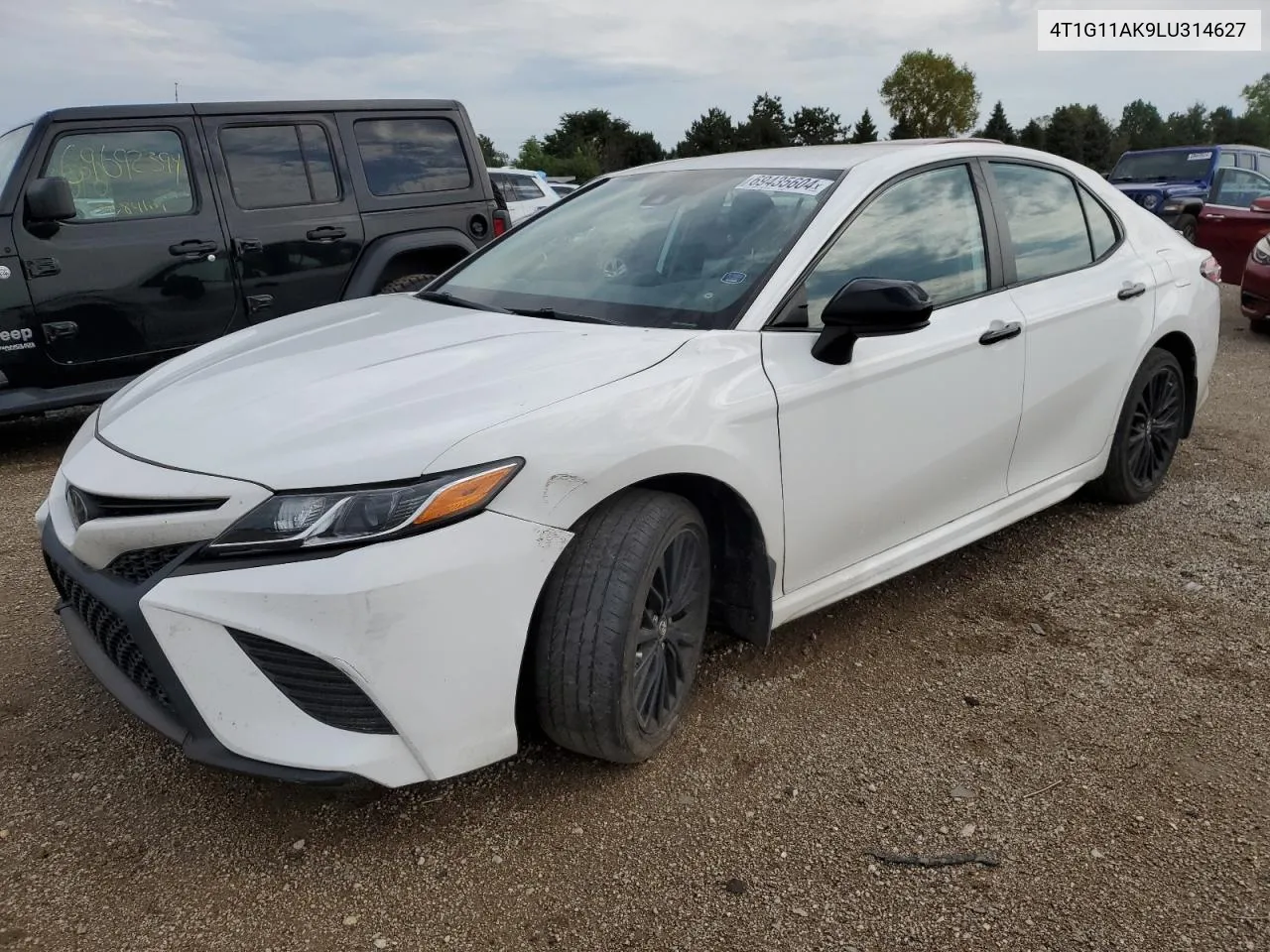 4T1G11AK9LU314627 2020 Toyota Camry Se