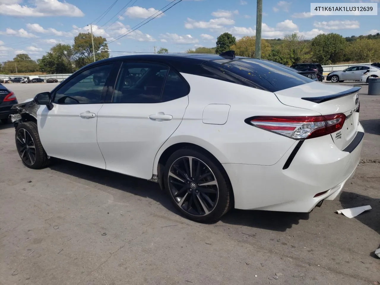 2020 Toyota Camry Xse VIN: 4T1K61AK1LU312639 Lot: 69438004