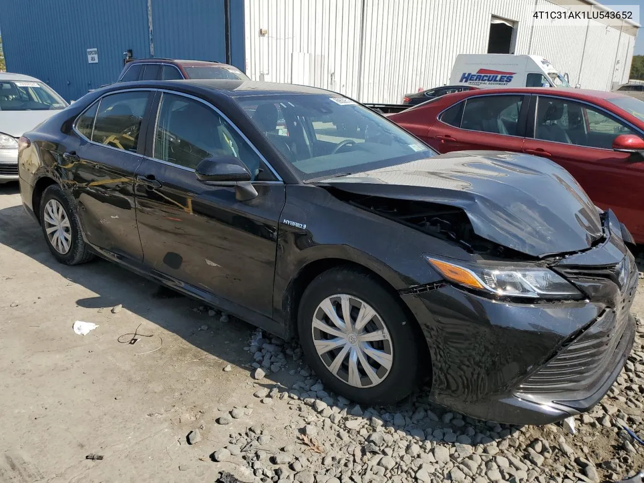 2020 Toyota Camry Le VIN: 4T1C31AK1LU543652 Lot: 69639514