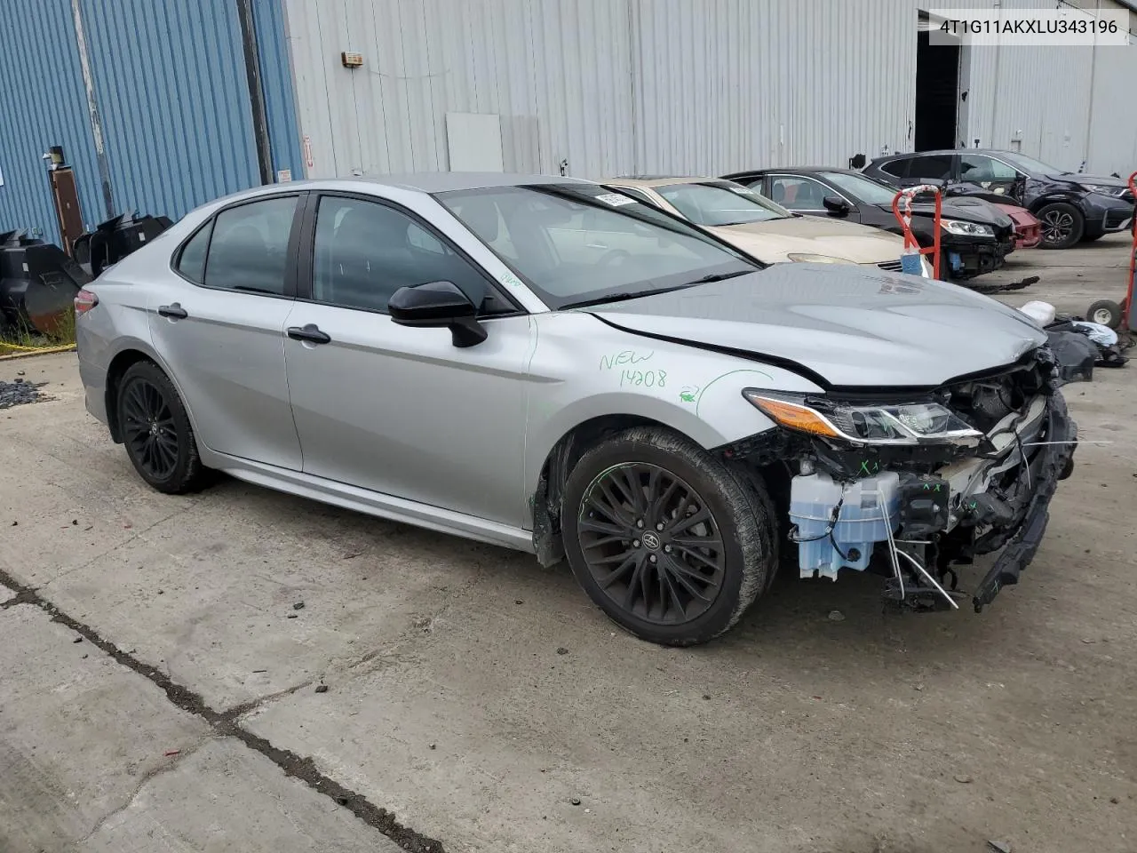 2020 Toyota Camry Se VIN: 4T1G11AKXLU343196 Lot: 69745774