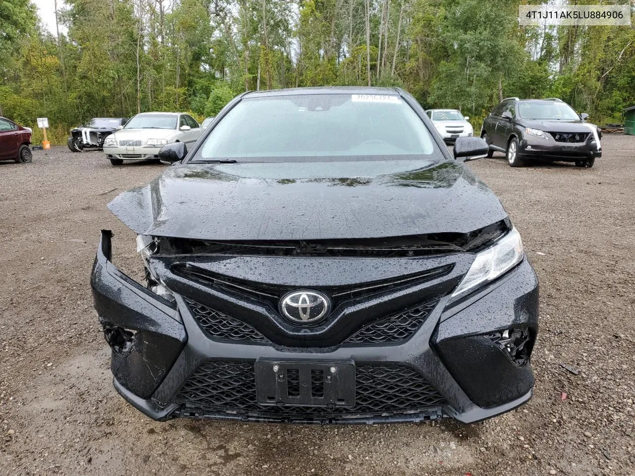 2020 Toyota Camry Se VIN: 4T1J11AK5LU884906 Lot: 70236724