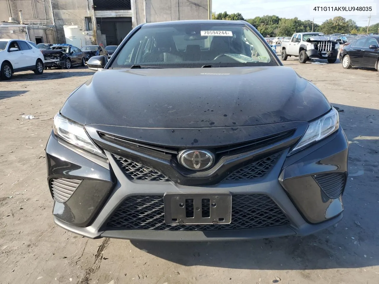 2020 Toyota Camry Se VIN: 4T1G11AK9LU948035 Lot: 70594244