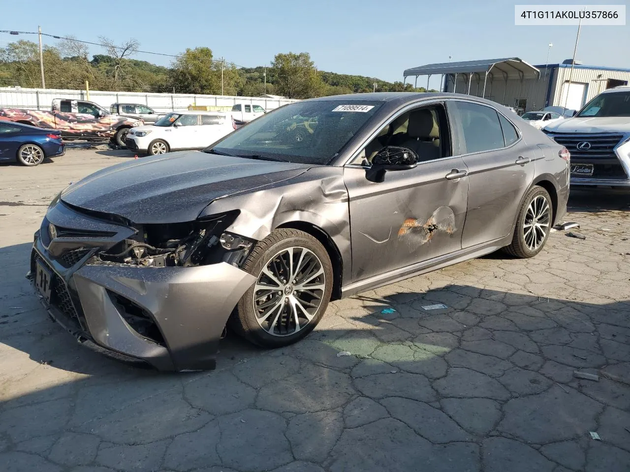 2020 Toyota Camry Se VIN: 4T1G11AK0LU357866 Lot: 71099514