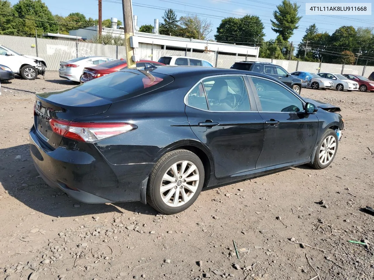 4T1L11AK8LU911668 2020 Toyota Camry Le