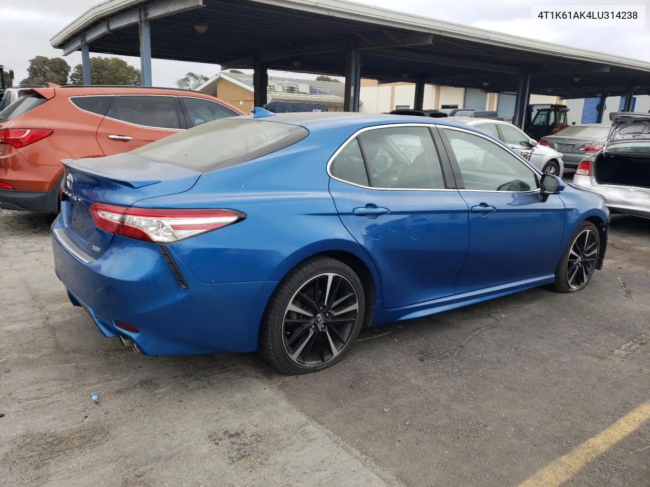 2020 Toyota Camry Xse VIN: 4T1K61AK4LU314238 Lot: 71498774