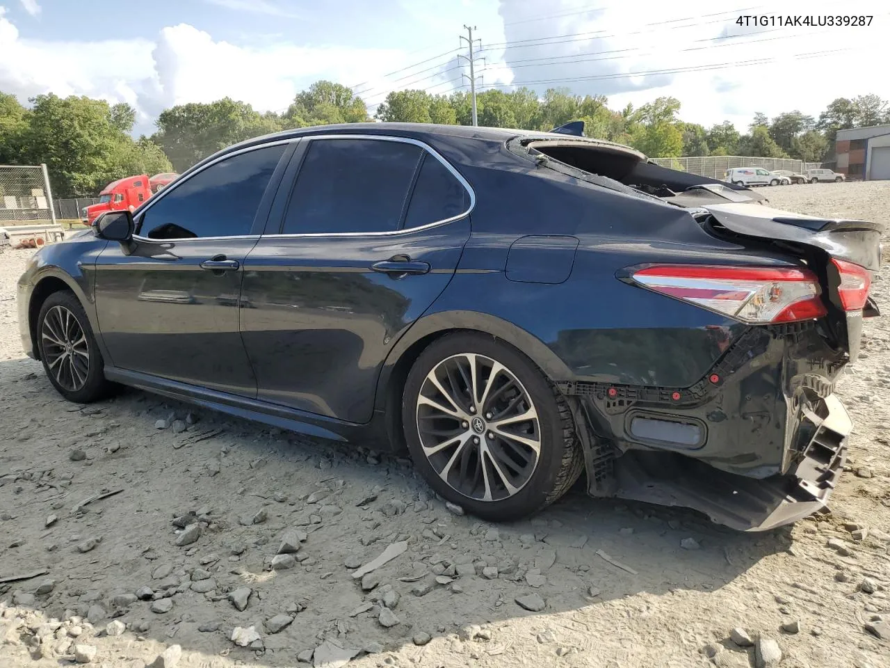 2020 Toyota Camry Se VIN: 4T1G11AK4LU339287 Lot: 71605174