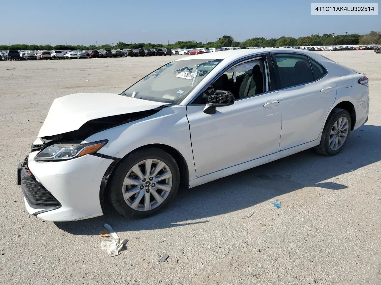 2020 Toyota Camry Le VIN: 4T1C11AK4LU302514 Lot: 71750554