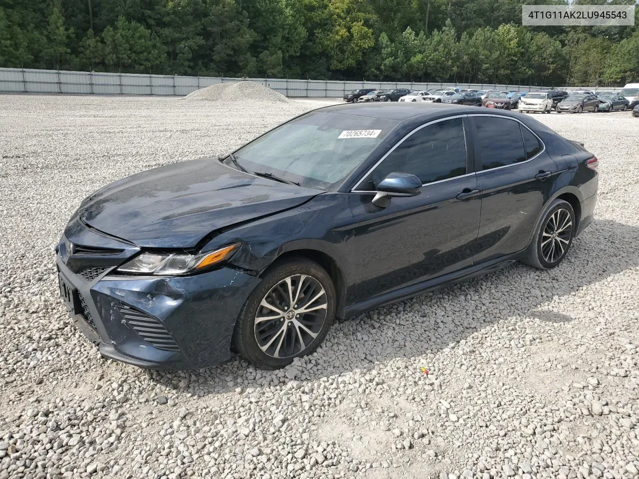 2020 Toyota Camry Se VIN: 4T1G11AK2LU945543 Lot: 71816954