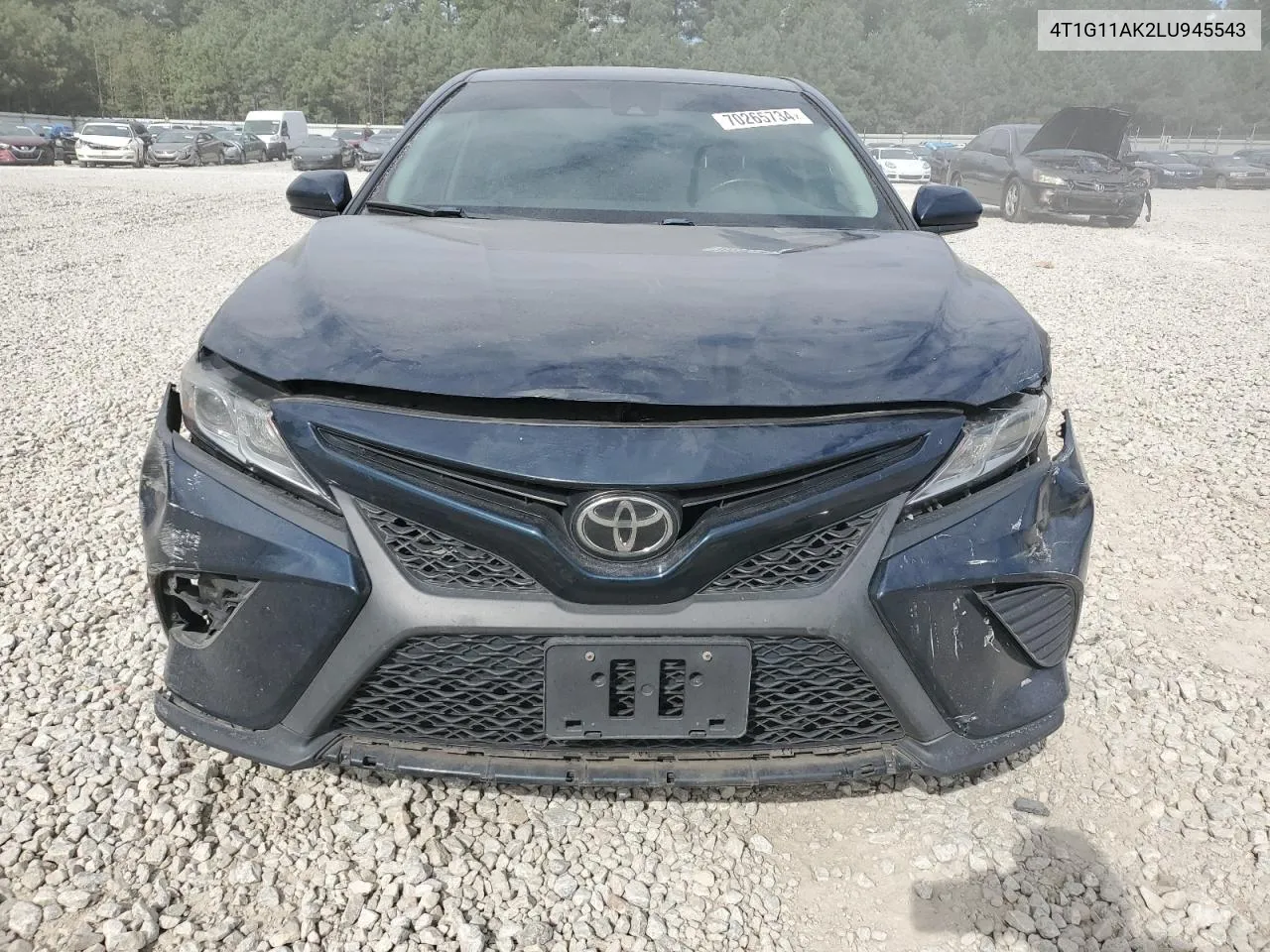 2020 Toyota Camry Se VIN: 4T1G11AK2LU945543 Lot: 71816954