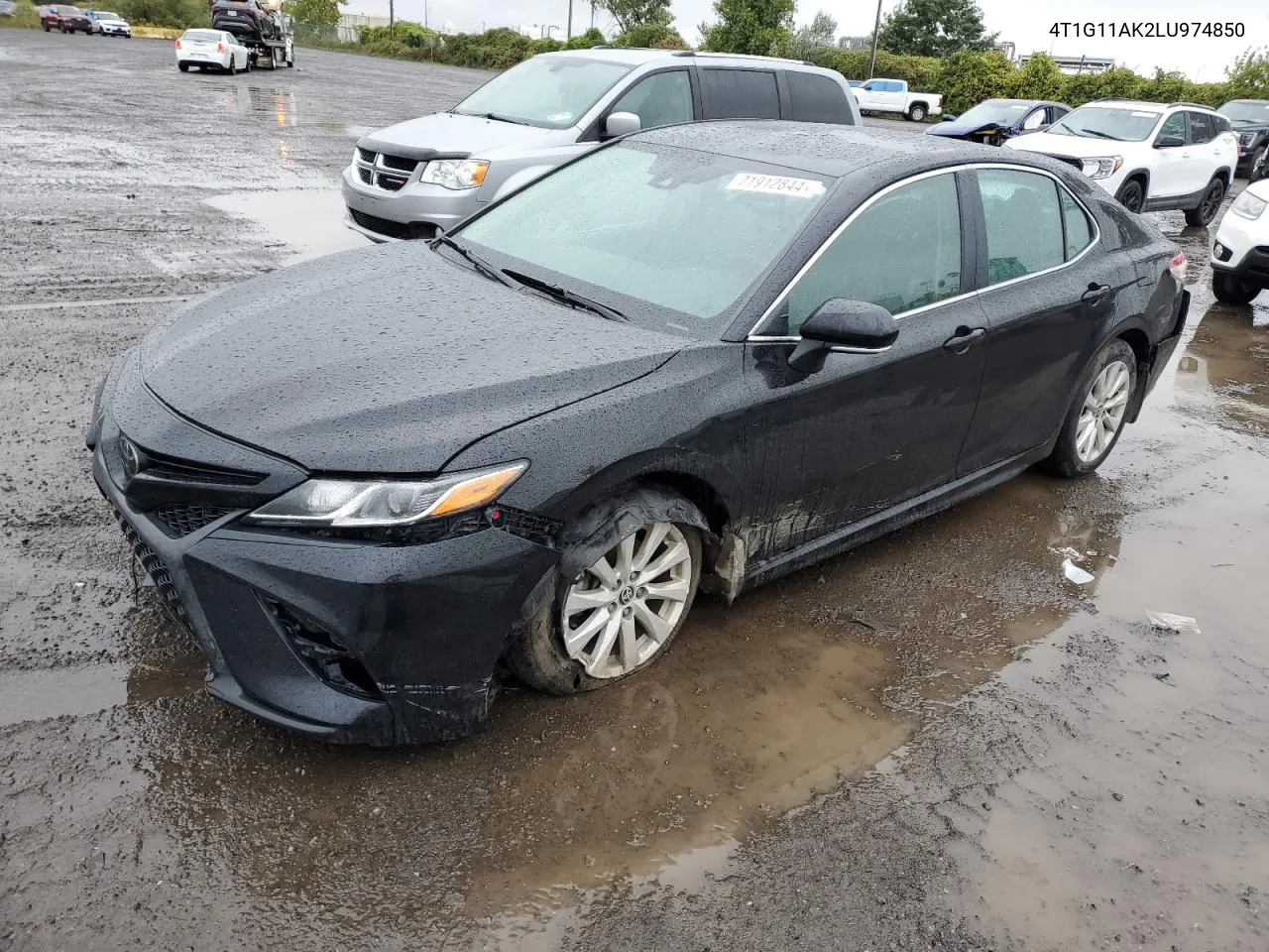 2020 Toyota Camry Se VIN: 4T1G11AK2LU974850 Lot: 71912844