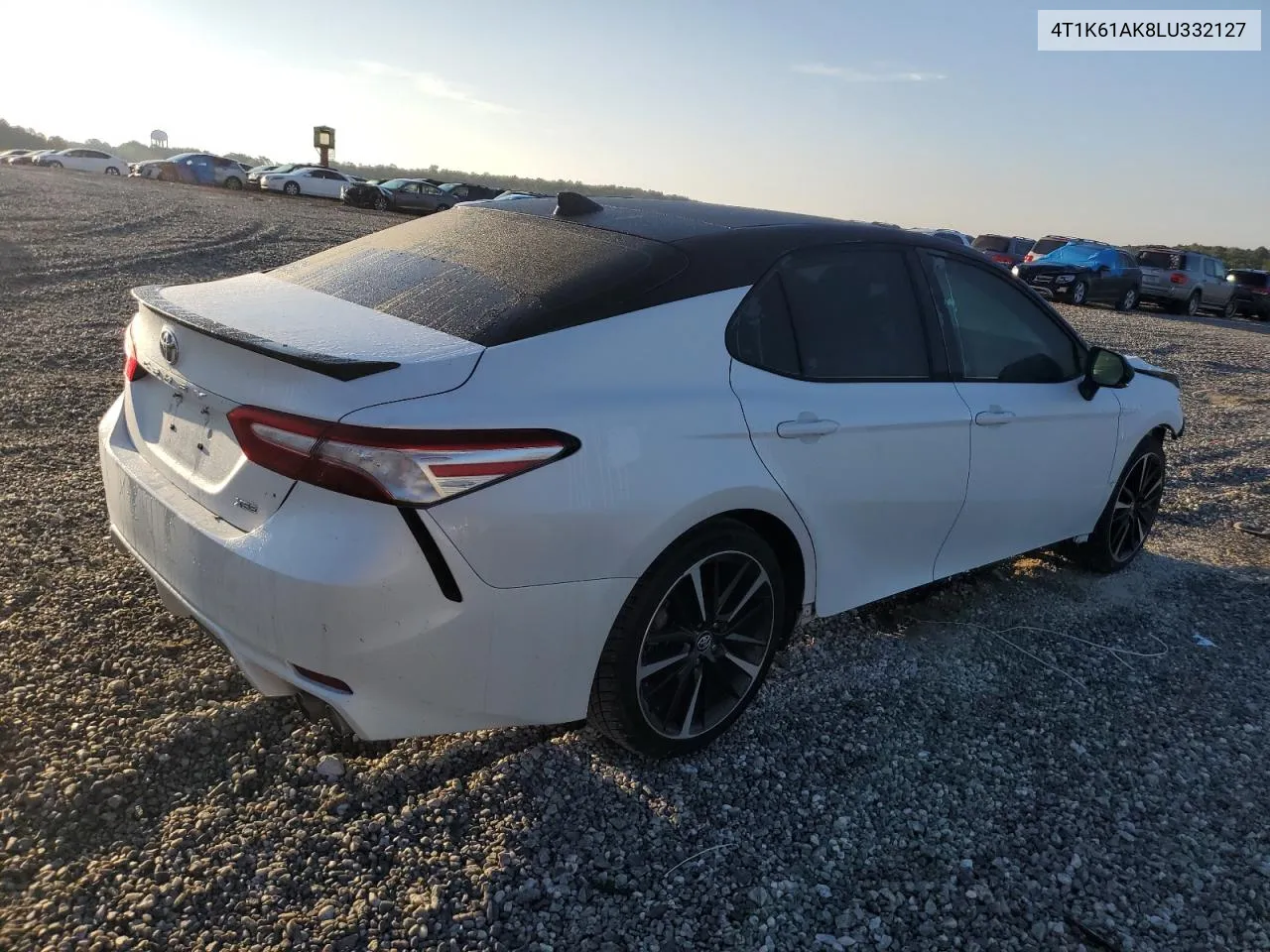 2020 Toyota Camry Xse VIN: 4T1K61AK8LU332127 Lot: 71967784