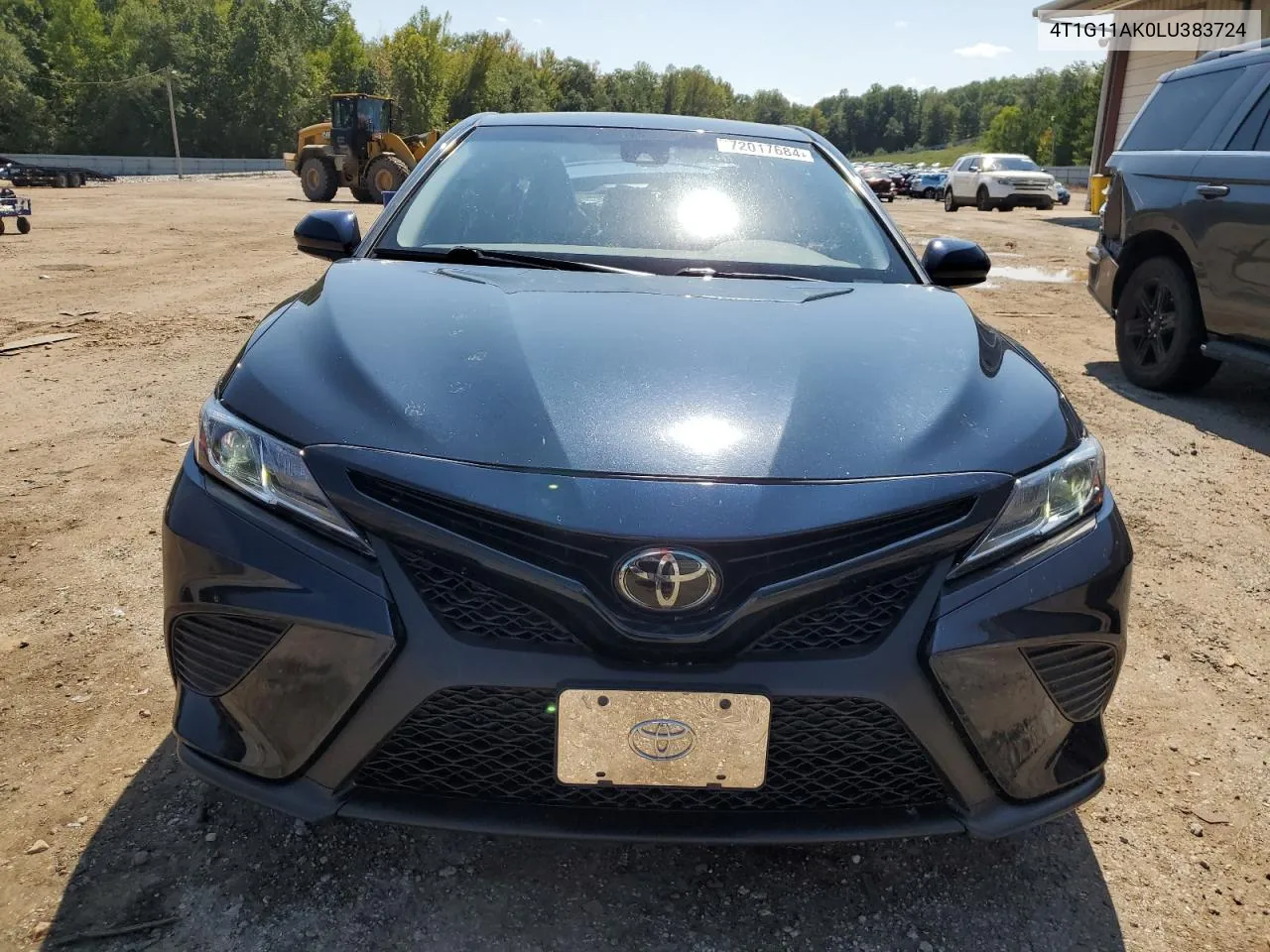 2020 Toyota Camry Se VIN: 4T1G11AK0LU383724 Lot: 72017684