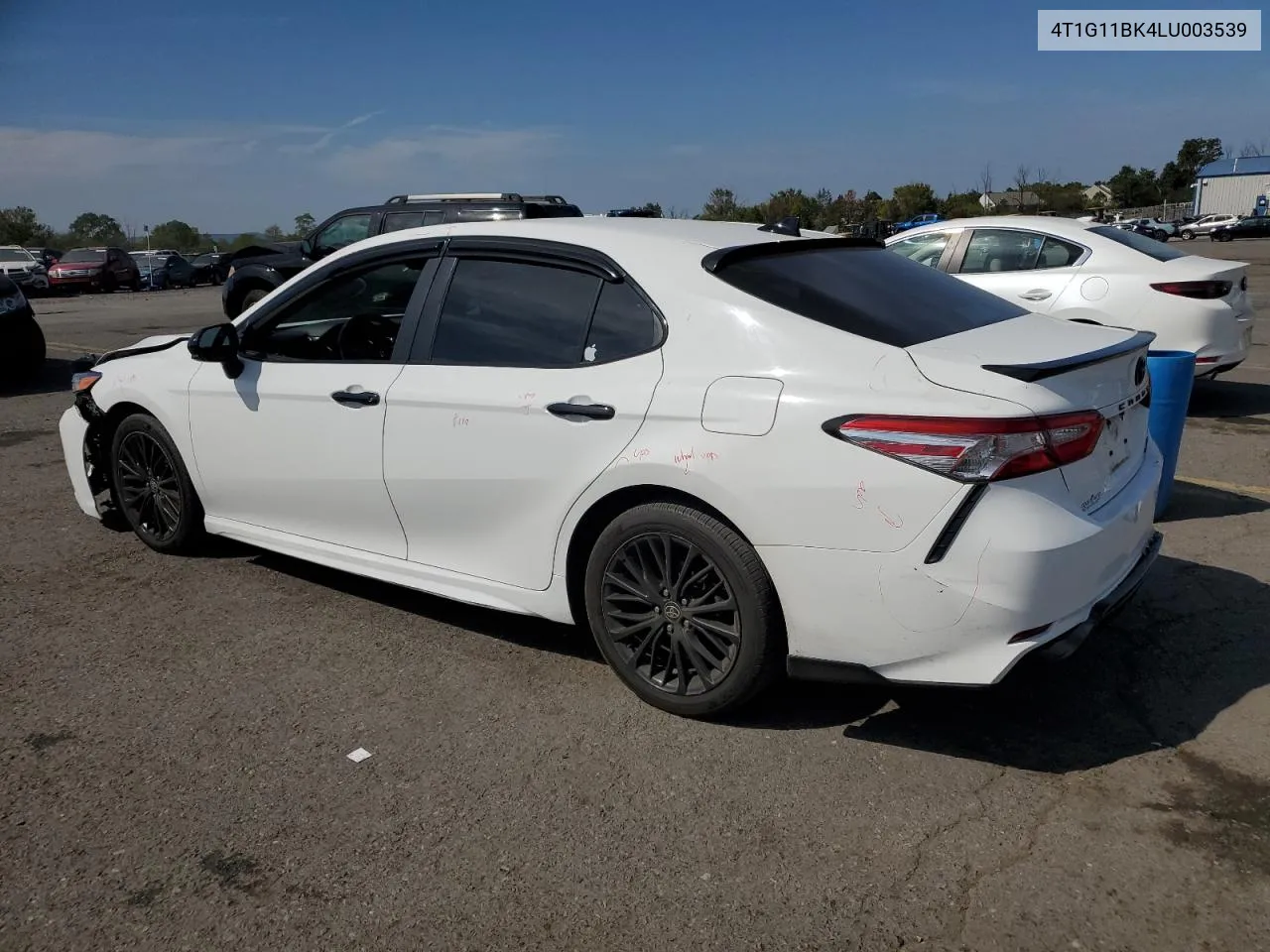 2020 Toyota Camry Se VIN: 4T1G11BK4LU003539 Lot: 72114514