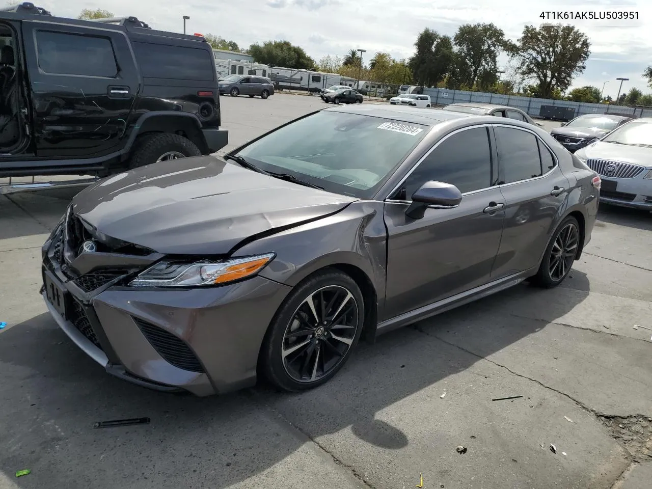 2020 Toyota Camry Xse VIN: 4T1K61AK5LU503951 Lot: 72220284