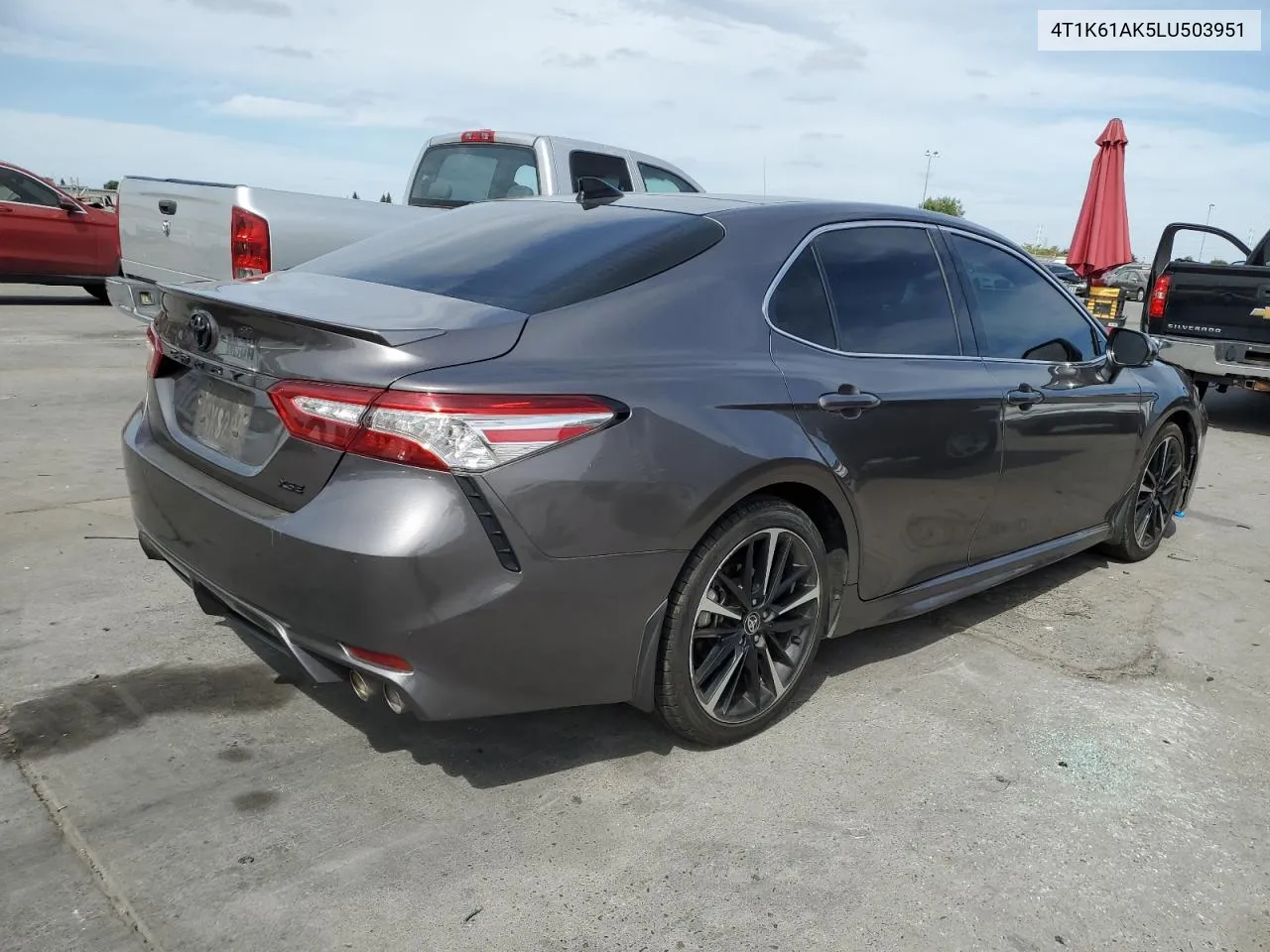 2020 Toyota Camry Xse VIN: 4T1K61AK5LU503951 Lot: 72220284