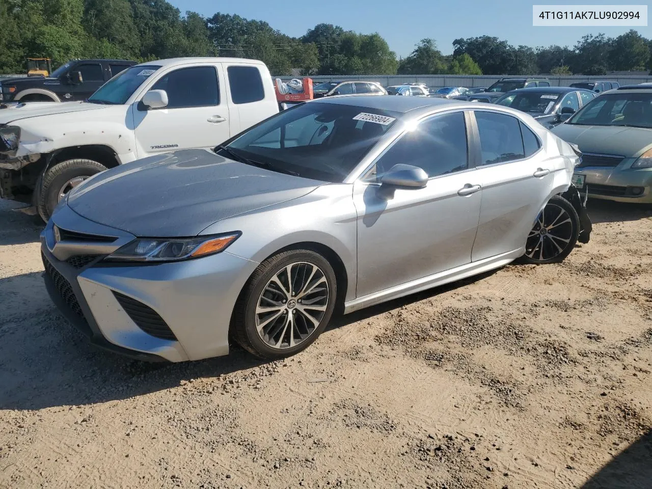 2020 Toyota Camry Se VIN: 4T1G11AK7LU902994 Lot: 72266904