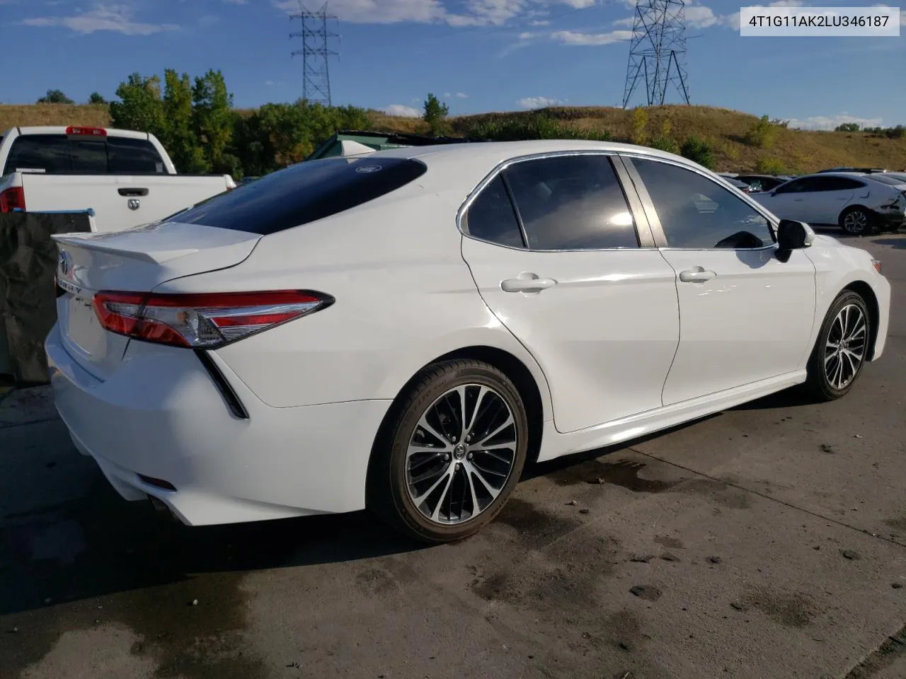 2020 Toyota Camry Se VIN: 4T1G11AK2LU346187 Lot: 72643704