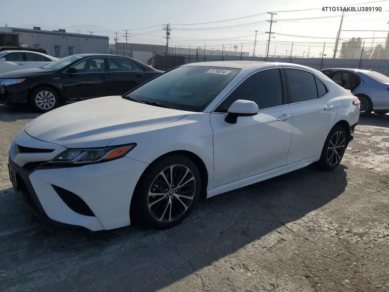 2020 Toyota Camry Se VIN: 4T1G11AK8LU389190 Lot: 72799294