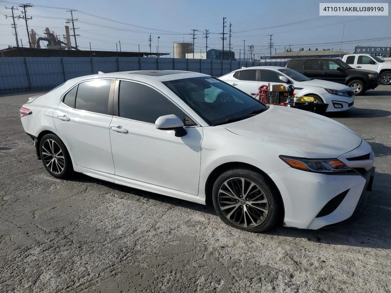 2020 Toyota Camry Se VIN: 4T1G11AK8LU389190 Lot: 72799294