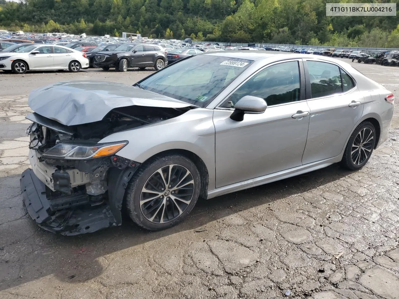 2020 Toyota Camry Se VIN: 4T1G11BK7LU004216 Lot: 72999124