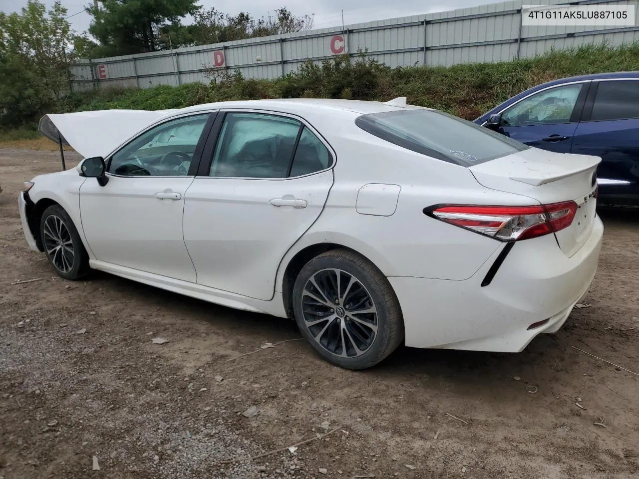 2020 Toyota Camry Se VIN: 4T1G11AK5LU887105 Lot: 73178104