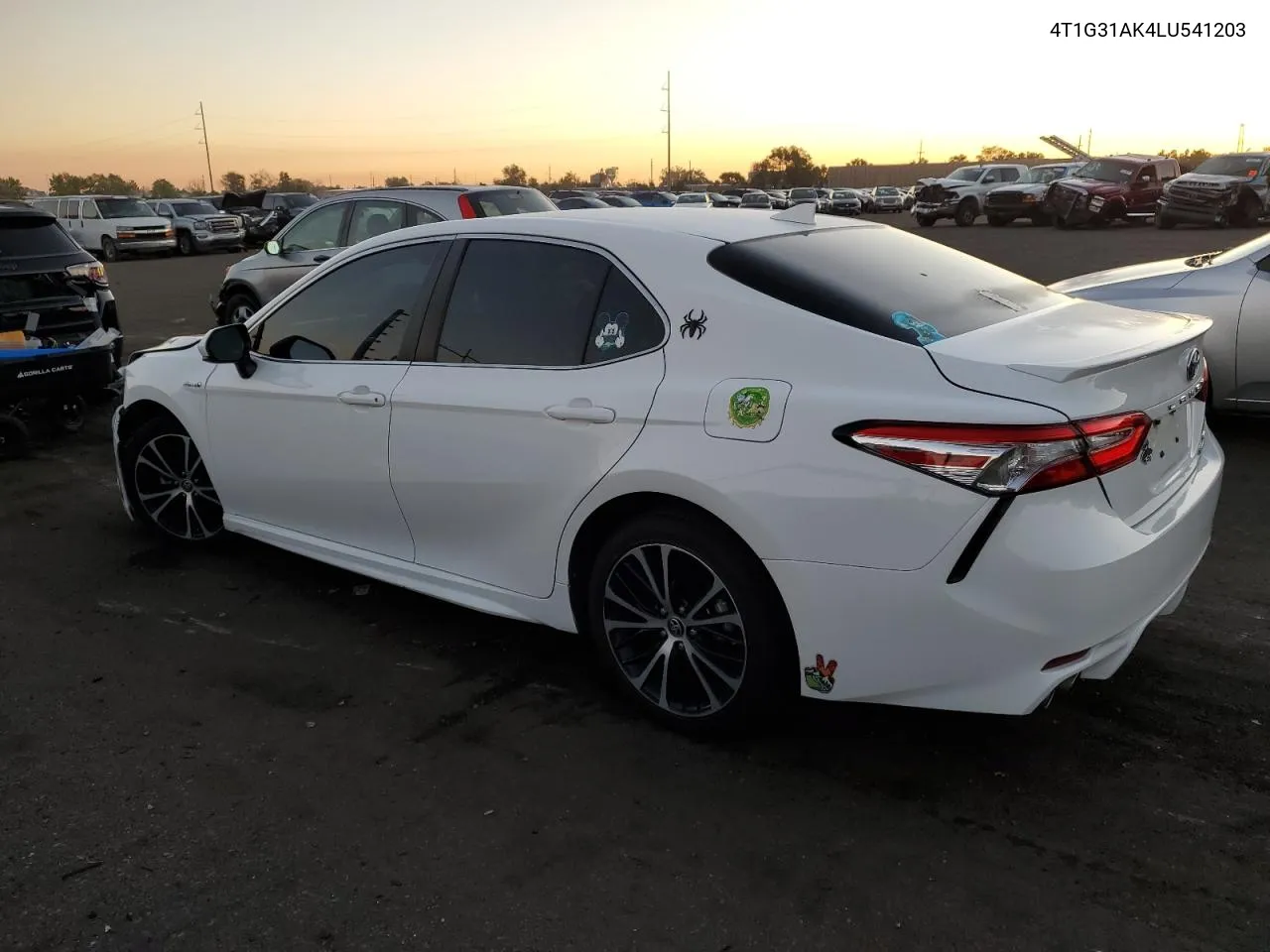 2020 Toyota Camry Se VIN: 4T1G31AK4LU541203 Lot: 73194774