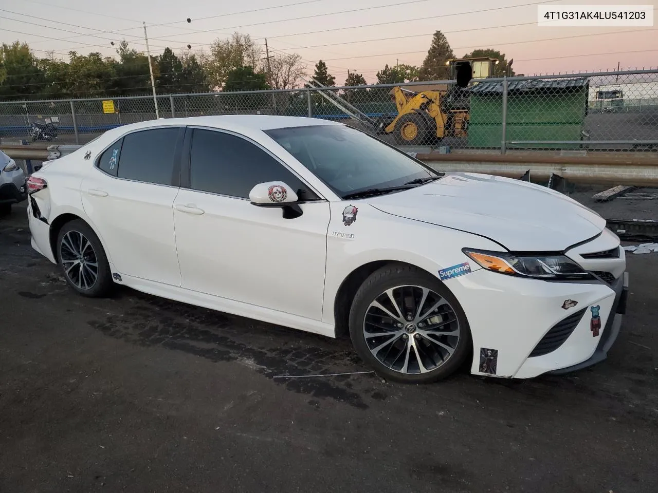 2020 Toyota Camry Se VIN: 4T1G31AK4LU541203 Lot: 73194774