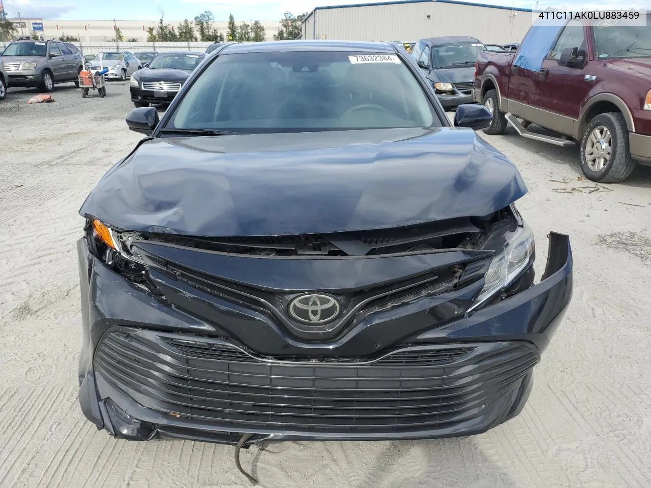 2020 Toyota Camry Le VIN: 4T1C11AK0LU883459 Lot: 73632384