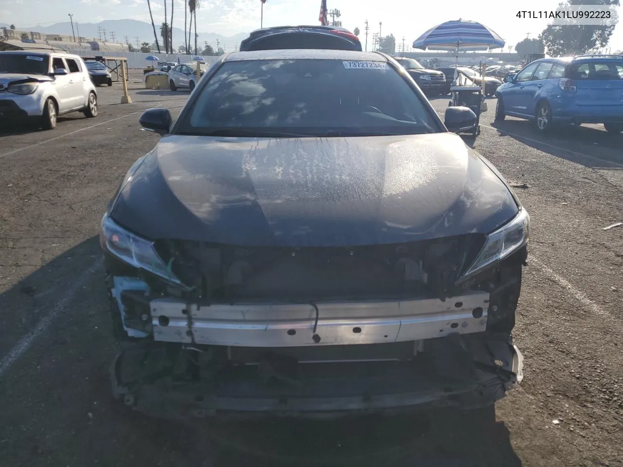 2020 Toyota Camry Le VIN: 4T1L11AK1LU992223 Lot: 73727234