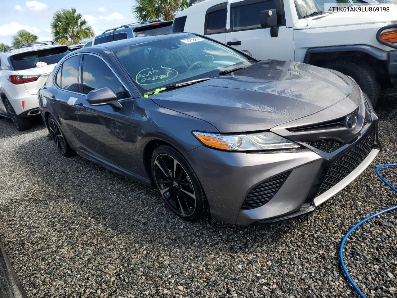 2020 Toyota Camry Xse VIN: 4T1K61AK9LU869198 Lot: 73798204