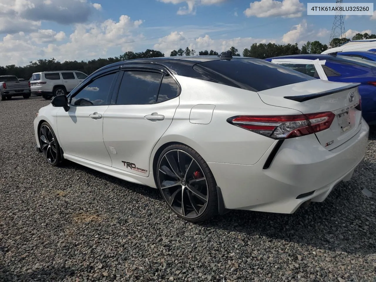 2020 Toyota Camry Xse VIN: 4T1K61AK8LU325260 Lot: 73836914