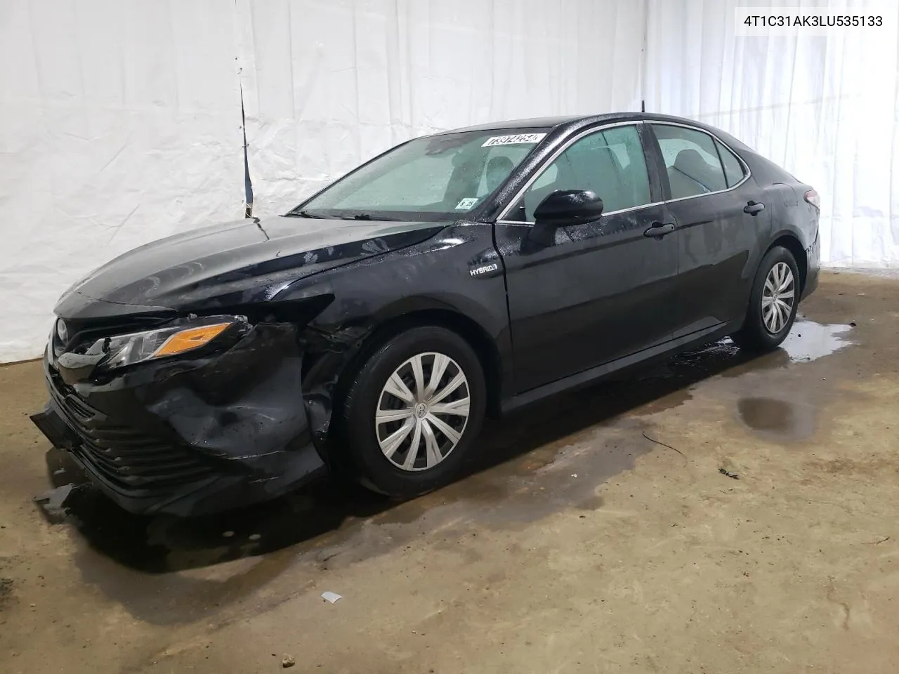 2020 Toyota Camry Le VIN: 4T1C31AK3LU535133 Lot: 73974254