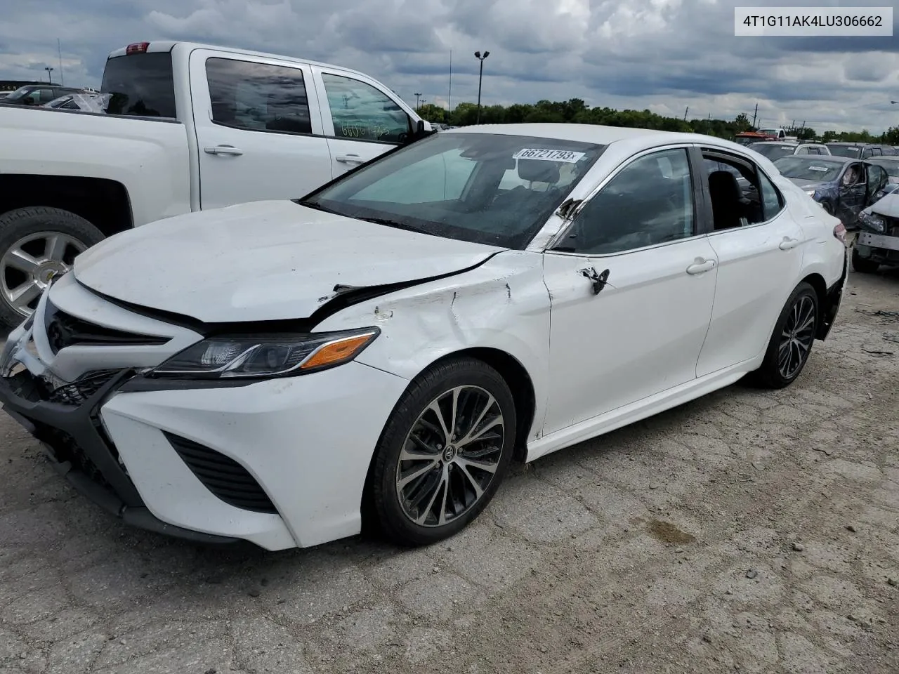 2020 Toyota Camry Se VIN: 4T1G11AK4LU306662 Lot: 74195204