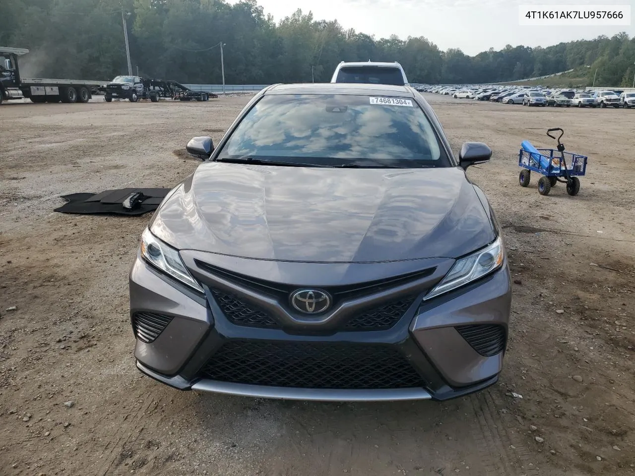 2020 Toyota Camry Xse VIN: 4T1K61AK7LU957666 Lot: 74681304