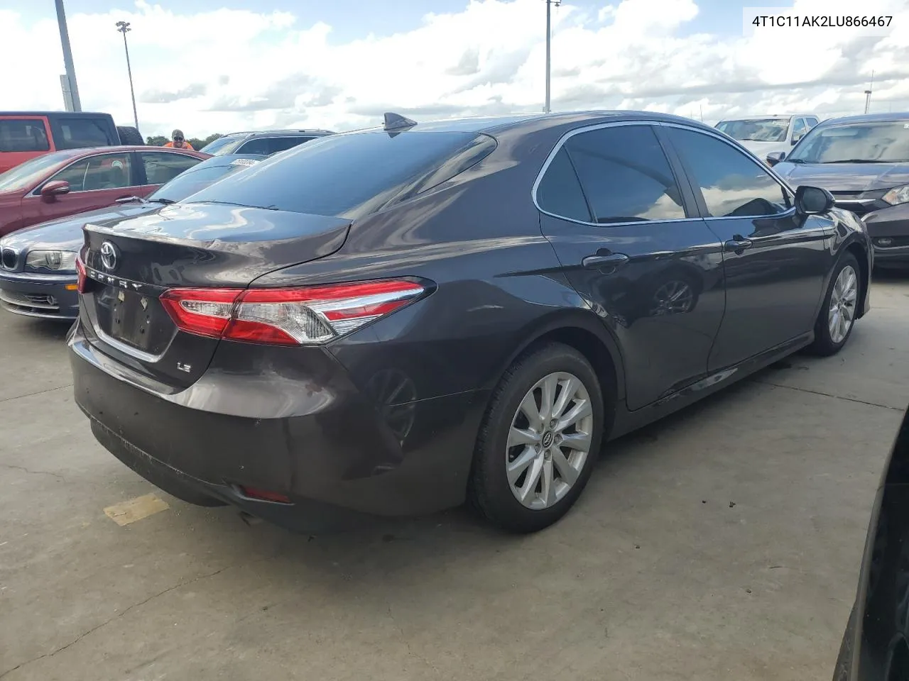 2020 Toyota Camry Le VIN: 4T1C11AK2LU866467 Lot: 75211934