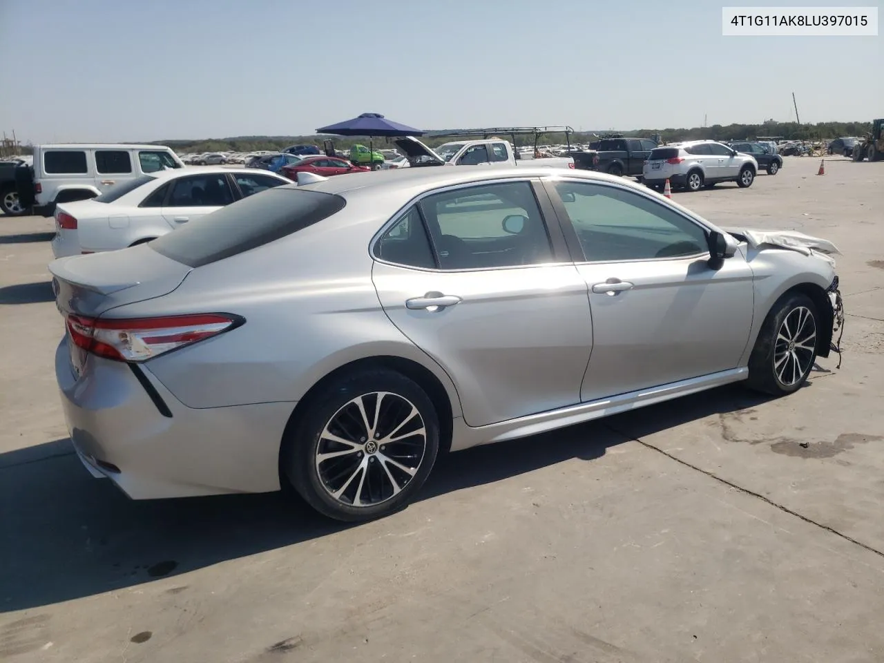 2020 Toyota Camry Se VIN: 4T1G11AK8LU397015 Lot: 75246334